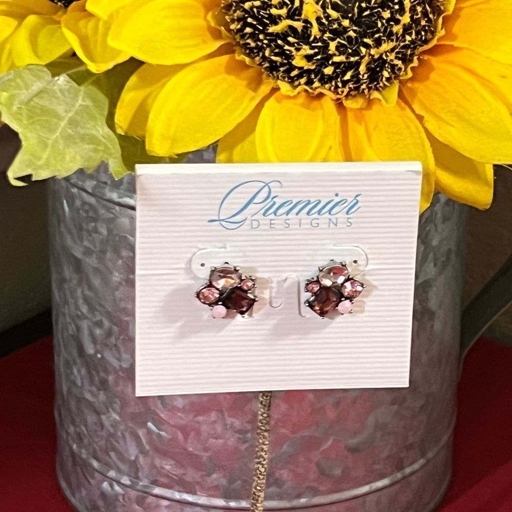 Premier Designsโ Ballet Slipper Pink and Silver Fishhook Earrings #PDER1